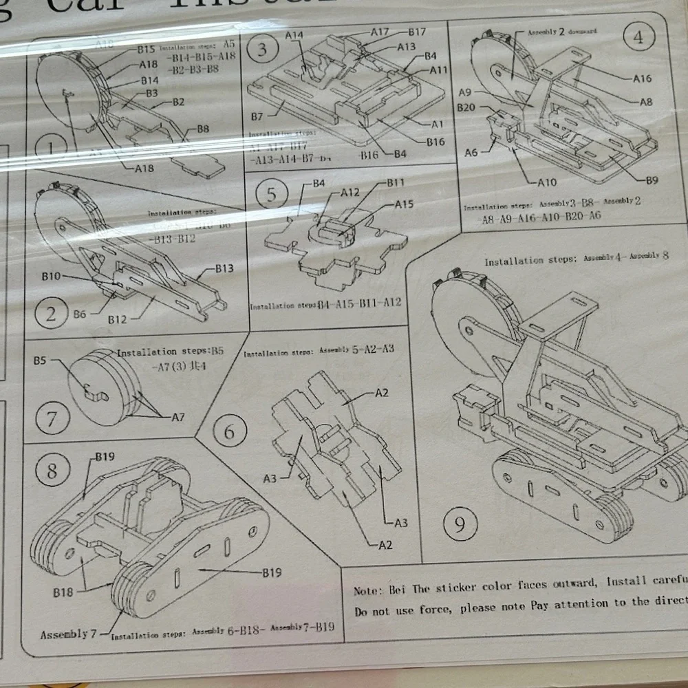 3D Wood Puzzle Bulldozer - SEALED